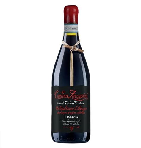 Montepulciano DAbruzzo DOC RISERVA TRALCETTO Cantina Zaccagnini