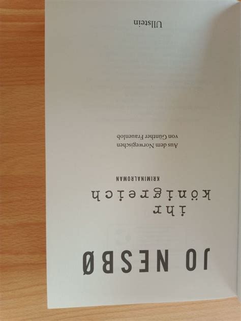 Jo Nesbo Ihr K Nigreich Durst Harry Hole Krimi Kaufen Auf Ricardo
