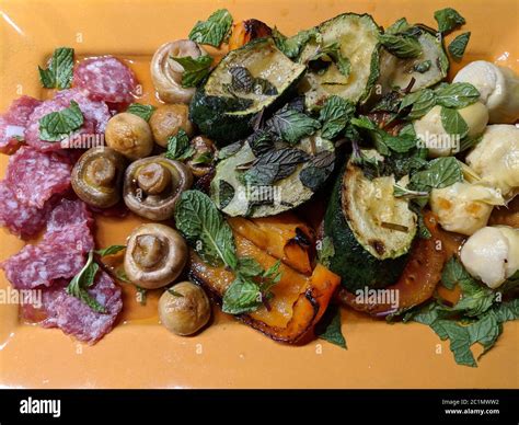 Homemade Italian Appetizers Stock Photo Alamy