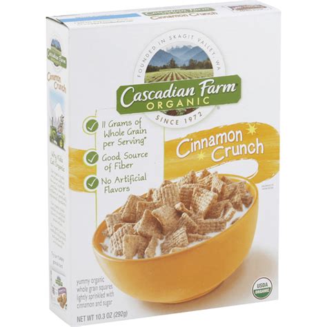 Cascadian Farm Organic Cinnamon Crunch Cereal Shop St Marys Galaxy