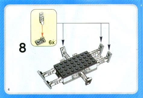 LEGO 4495 AT-TE Instructions, Star Wars - Mini Building Set