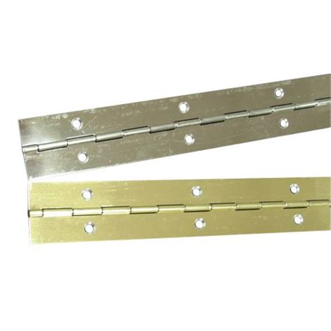 900mm Electro Brass Piano Hinge Includes Screw