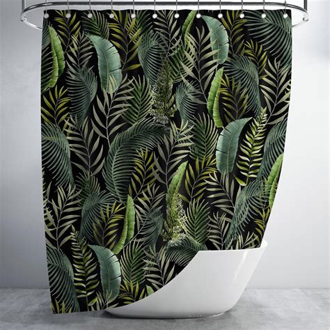 Sage Green Shower Curtain Lx W Boho Shower Curtain Dark Green