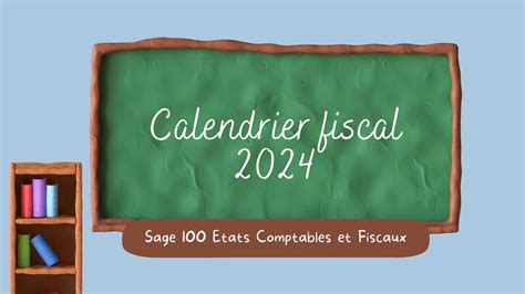 Le Calendrier Sur Sage Etats Comptables Et Fiscaux Youtube