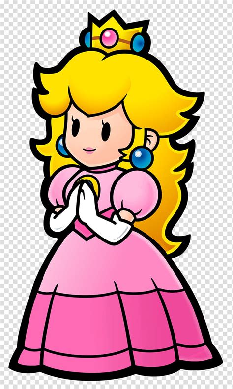 Super Paper Mario Classic Princess Peach Princes Peach Transparent