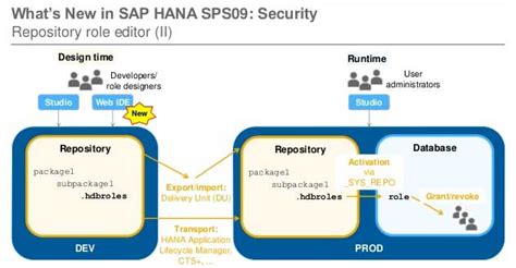 SAP HANA Security Types And Features