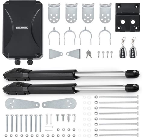 CO Z ADSW1 Automatic Dual Swing Gate Opener Kit Electric Gate Opener