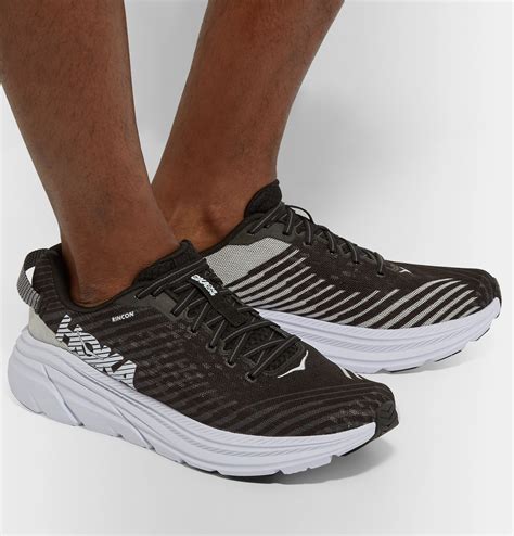 Hoka One One Rincon Mesh Running Sneakers Black Hoka One One