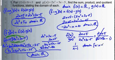 Precalculus Notes Chapter 1 Section 1 8 Video 1 Dk Sphs Youtube