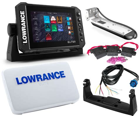 Lowrance Elite Fs 7 Gps Plotter Active Imaging 3 In 1 Transducer 000