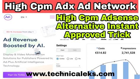 Ad Plus High Cpm Ad Adx Network Bloggers Easy Approved Trick Google