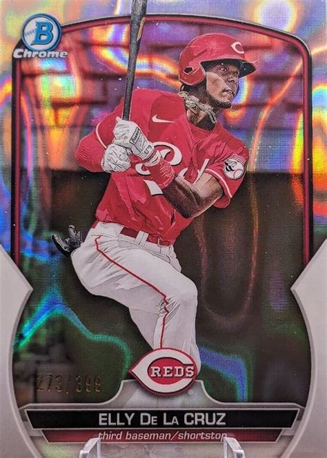 Elly De La Cruz Bowman Bcp Chrome Prospects Lava Refractor