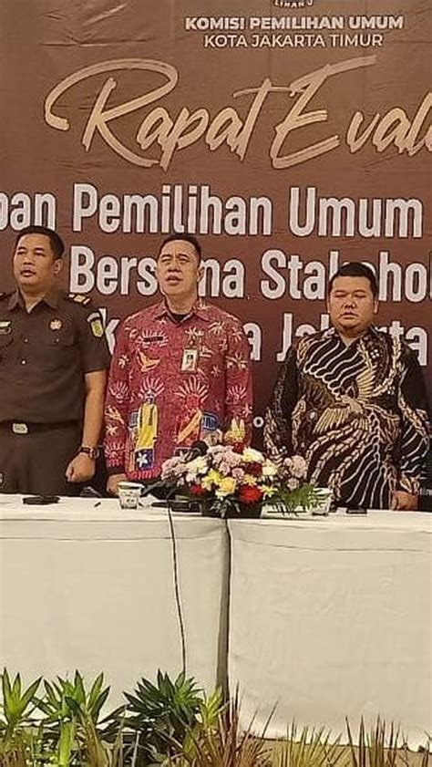 KPU Jakarta Timur Gelar Evaluasi Pemilu 2024