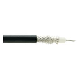 Unistrand Rg U Black Sheath Coaxial Cable M Rapid Electronics