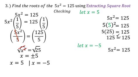 Solving Quadratic Equation By Extracting Square Root Part 2 Youtube