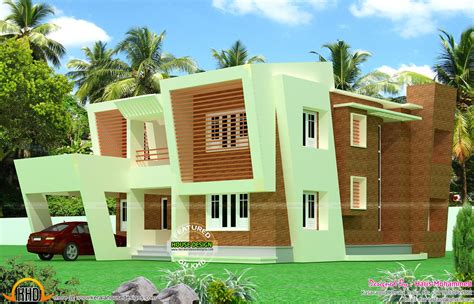 Box Type Contemporary Home Kerala Home Design And Floor Plans