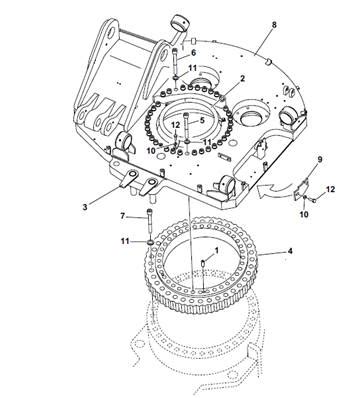 Rotation Tourelle Assemblage 9901233 Cuoq Forest Diffusion