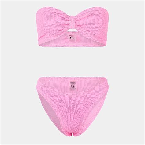 Hunza G Jean Bikini Set Women Bubblegum Flannels Fashion Ireland