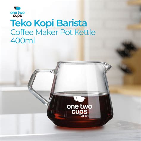 One Two Cups Coffee Maker Pot Kettle Teko Kopi Barista Ml Ai