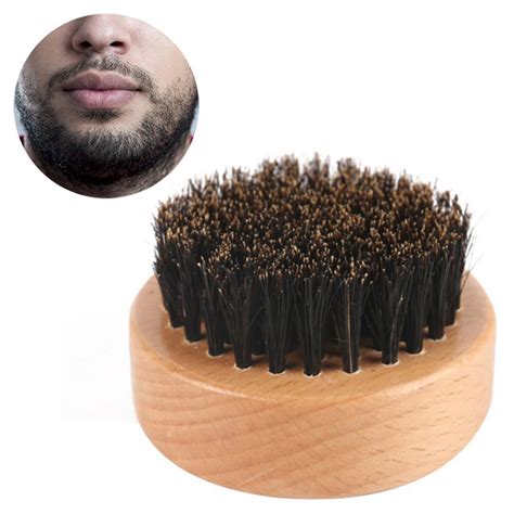 Beech Wooden Boar Bristle Beard Brush For Men Bamboo Face Massage That Works Wonders To Comb