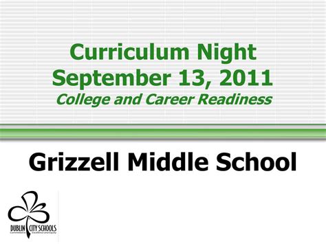 Ppt Curriculum Night September 13 2011 College And Career Readiness