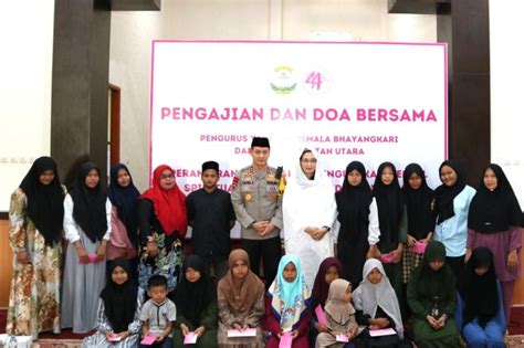 Yayasan Kemala Bhayangkari Kaltara Gelar Doa Bersama Anak Yatim