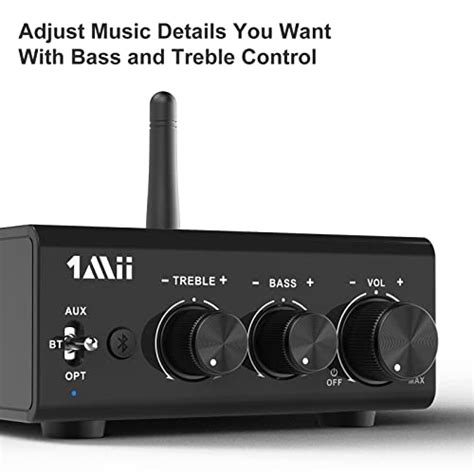 [Upgraded] Bluetooth Amplifier, 1Mii Bluetooth Digital Amplifier ...