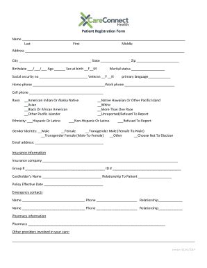 Fillable Online Birthdate Age Sex At Birth FM Fax Email Print