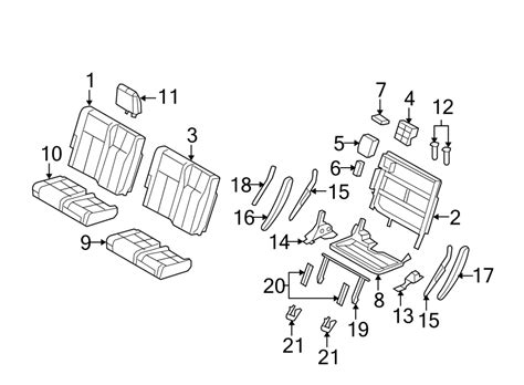 Ford Expedition Frame Seat Rear Upper 3rd Row Seat 60 7l1z78613a39a Havre Ford Havre Mt