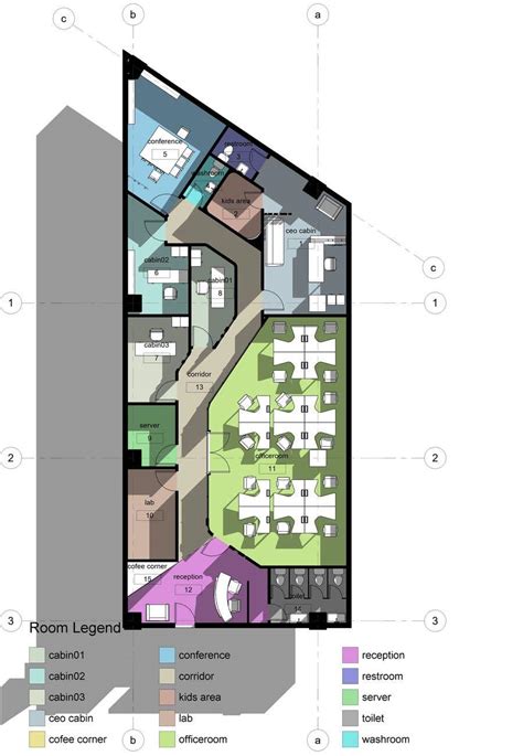 Entry #23 by omermo5i5o for Need Office Layout for a small office ...