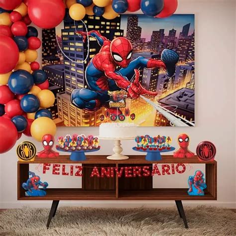 Kit de fiesta Easy Spider Man decoración para fiestas MercadoLibre