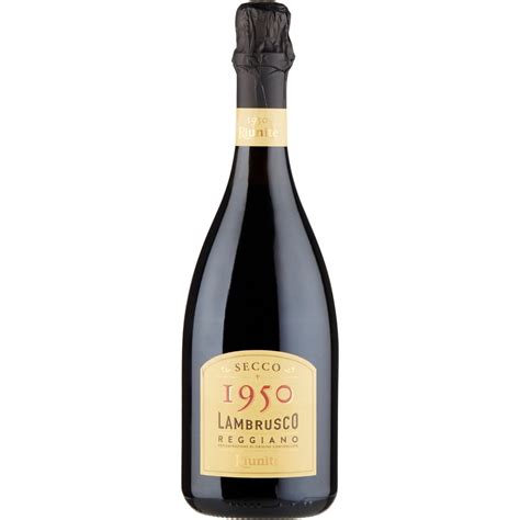 Vino Rosso Lambrusco Reggiano DOC Secco RIUNITE 750 ML Coop Shop