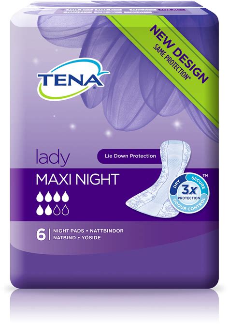 Köp TENA Lady Maxi Night 6 st på MEDS se