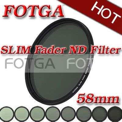 Купить fotga 58 мм тонкий фейдера nd фильтр регулируемая переменная ...