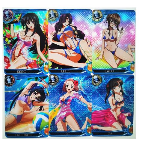 9pcsset High School Dxd Himejima Akeno Rias Gremory Swimsuit Bikini