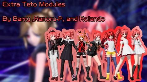 Extra Teto Modules Hatsune Miku Project DIVA Mega Mix Mods