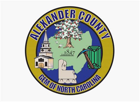 County Seal No Background Alexander County Nc Free Transparent