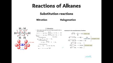 Substitution Reactions Of Alkanes Reactions Of Alkanes Halogenation