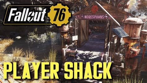 Fallout 76 Realistic Player Shack Youtube