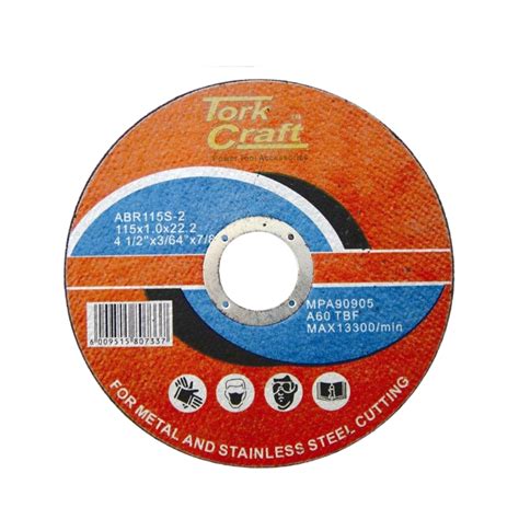 Tork Craft Cutting Disc Steel SS 115 X 1 0 X 22 2 Mm ABR115S 2