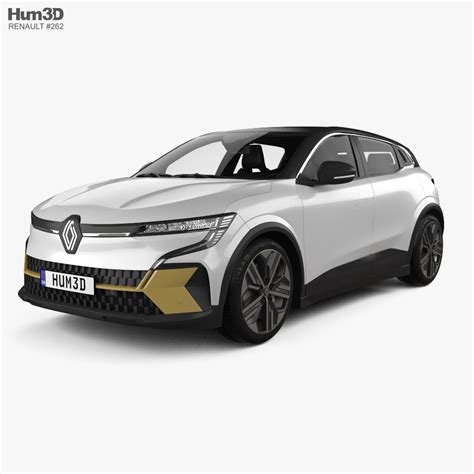 Renault Megane E Tech Electric Iconic With Hq Interior 2022 3d модель