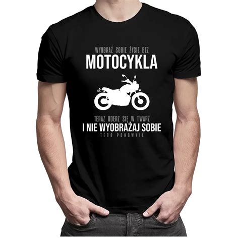 Koszulka Motocyklowa Z Motorem M Ska Prezent Allegro Pl