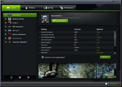 Nvidia Experience : Update Drivers Optimal Playable Settings Nvidia ...