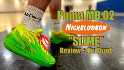 Puma MB 02 SLIME Review And On Court YouTube