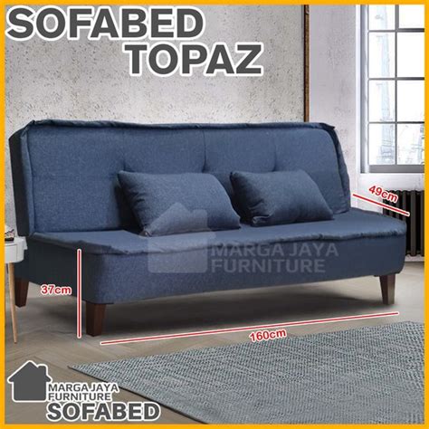 Jual Sofa Bed Minimalis Topaz Sofabed Lipat Kursi Tamu Santai Di Lapak