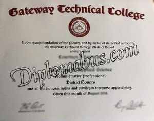 Gateway Technical College degree | Diplomabus