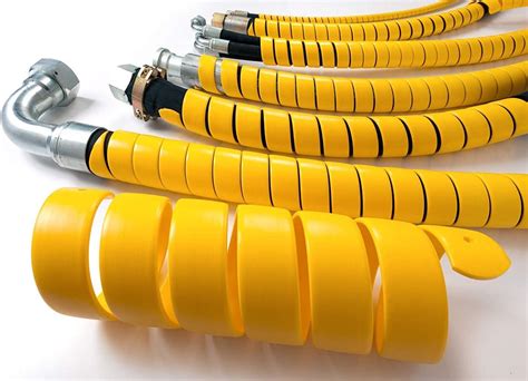 Electriduct Inch Heavy Duty Spiral Wrap Hdpe Flexible Plastic Cable