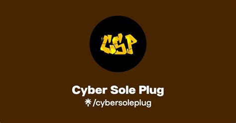 Cyber Sole Plug Instagram Facebook Linktree