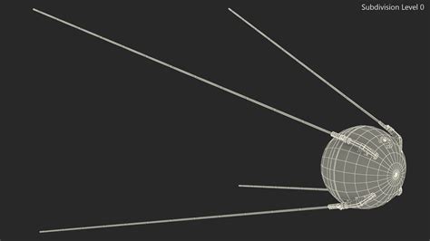 Sputnik First Artificial Earth Satellite D Model Ds Blend