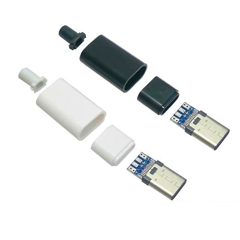 Usb 31 Type C Usb Pd Pcb Male Connector With Housing Usb 20 Pcb